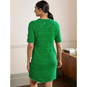 Boden Claudia Textured Knitted Short Sleeve Mini Dress NWT Size 8